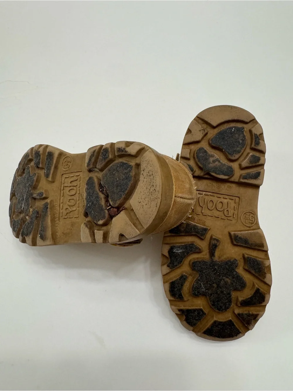 Winnie the Pooh Brown Suede Kids Mary Jane Shoes